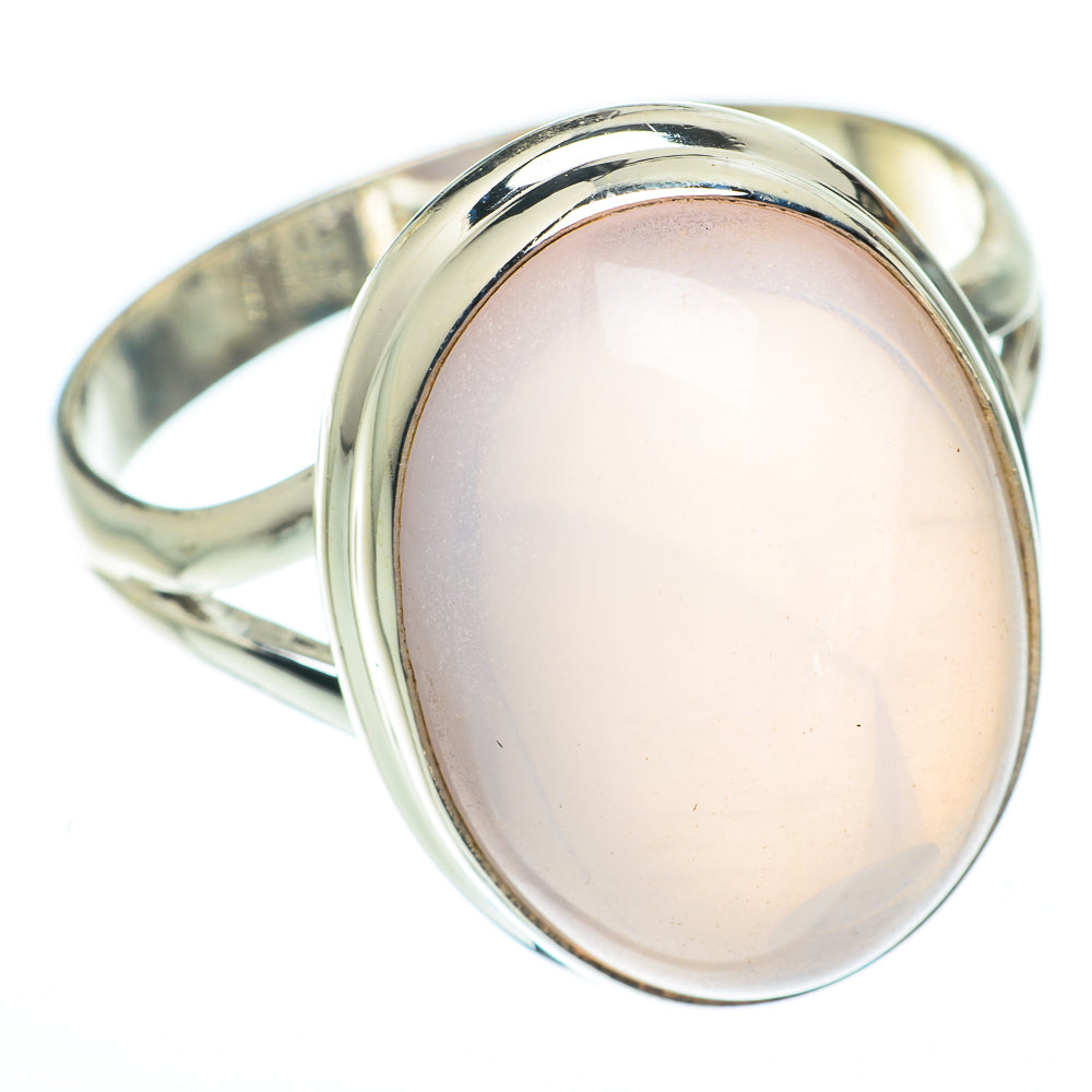 Rose Quartz Rings handcrafted by Ana Silver Co - RING64894