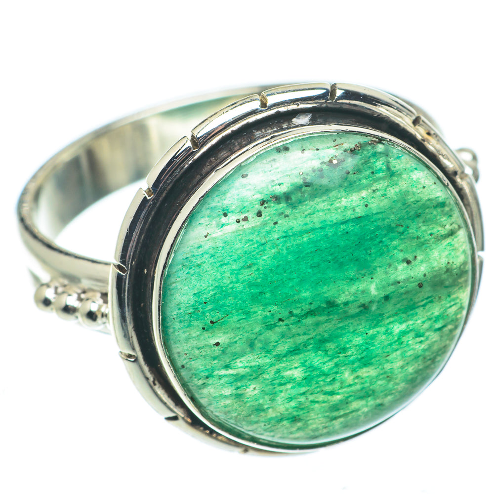 Green Aventurine Rings handcrafted by Ana Silver Co - RING64939