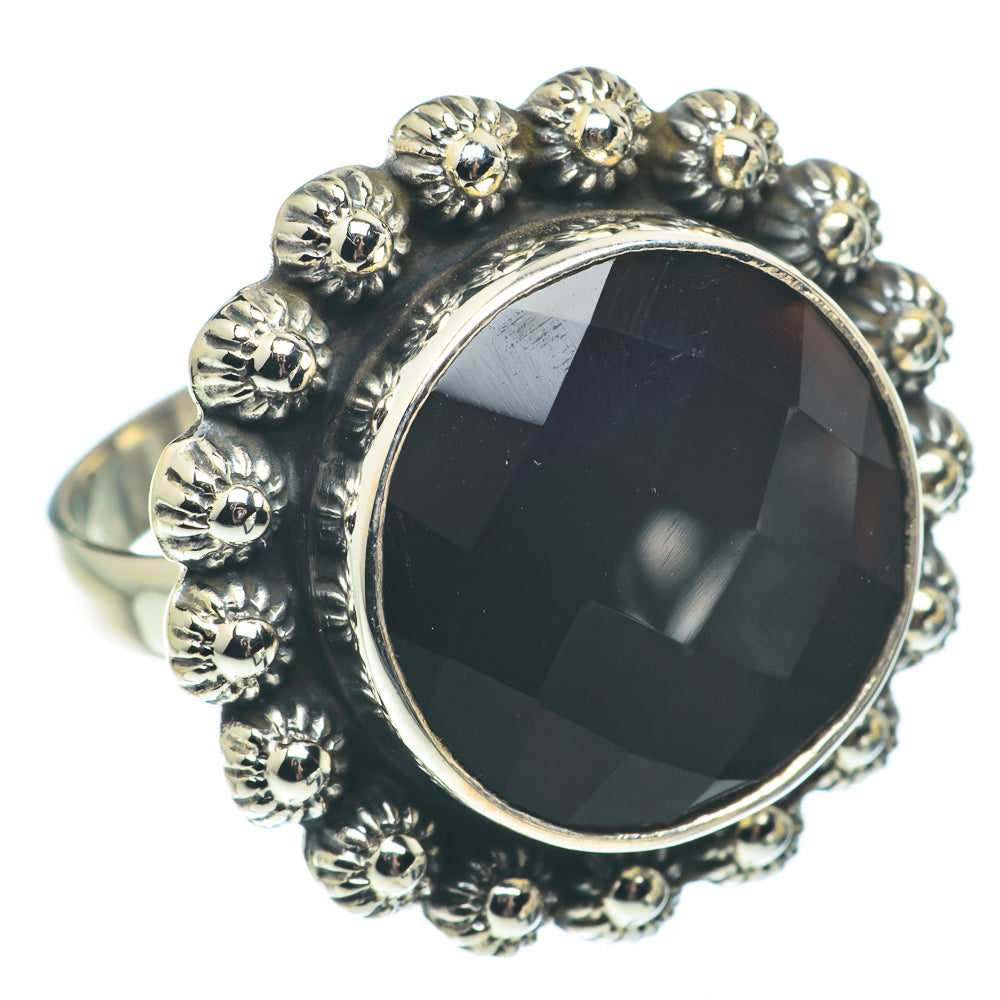Black Onyx Rings handcrafted by Ana Silver Co - RING64951