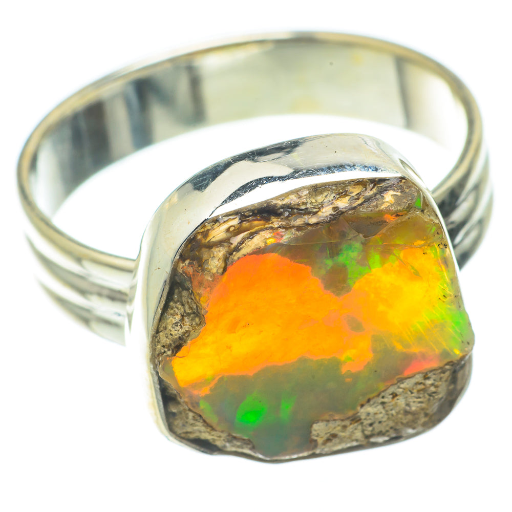 Ethiopian Opal Rings handcrafted by Ana Silver Co - RING64977