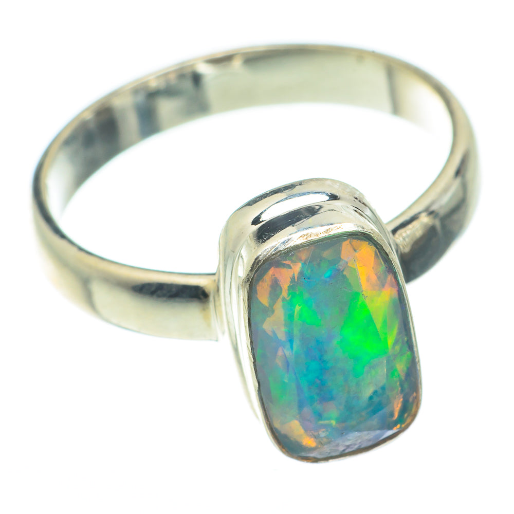 Ethiopian Opal Rings handcrafted by Ana Silver Co - RING64999