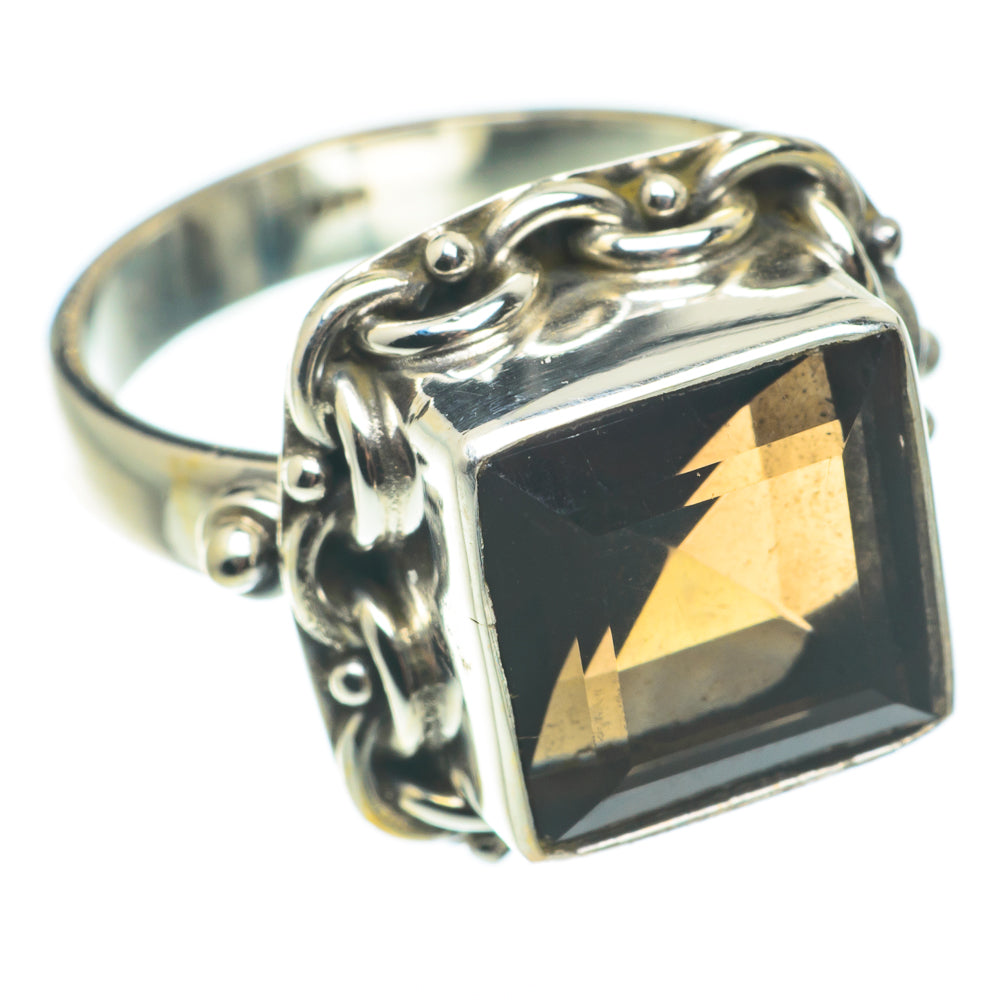 Smoky Quartz Rings handcrafted by Ana Silver Co - RING65047