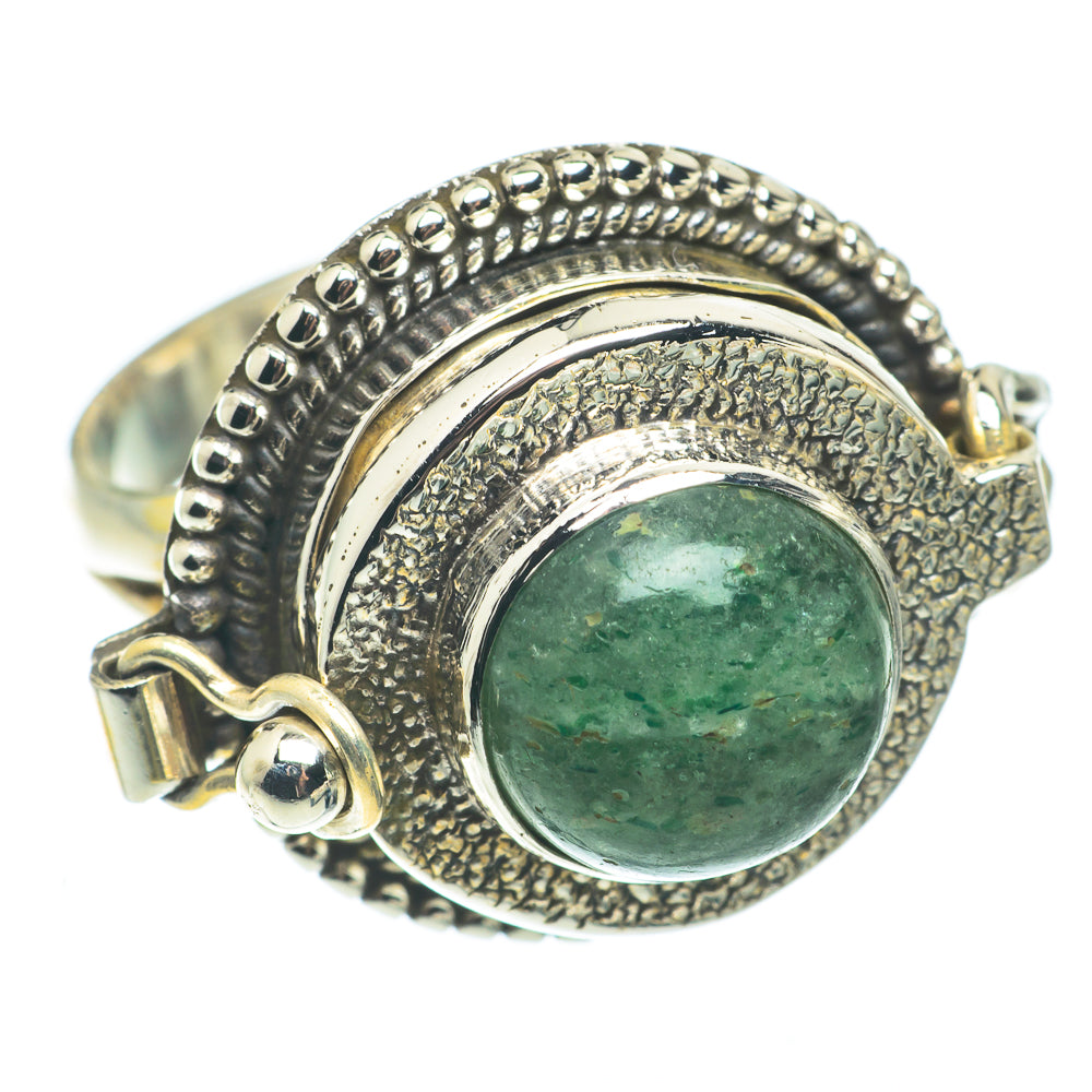Green Aventurine Rings handcrafted by Ana Silver Co - RING65062