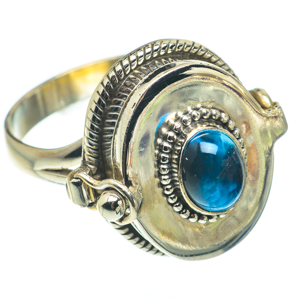 Blue Fluorite Rings handcrafted by Ana Silver Co - RING65077