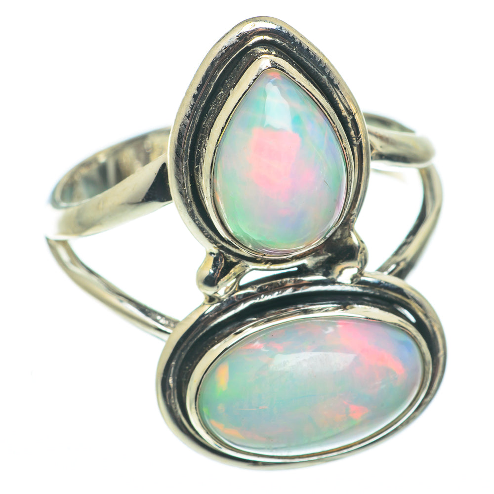 Ethiopian Opal Rings handcrafted by Ana Silver Co - RING65088