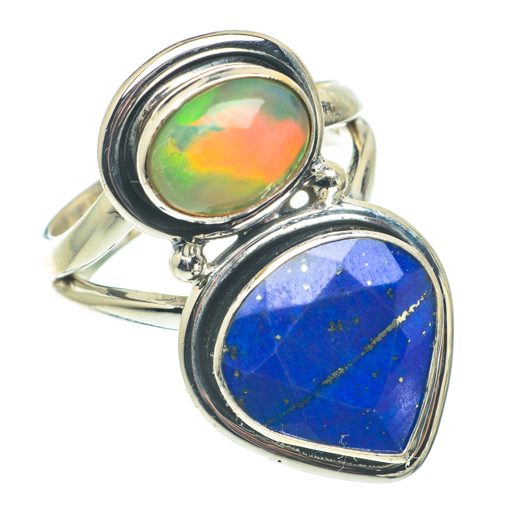 Lapis Lazuli Rings handcrafted by Ana Silver Co - RING65090