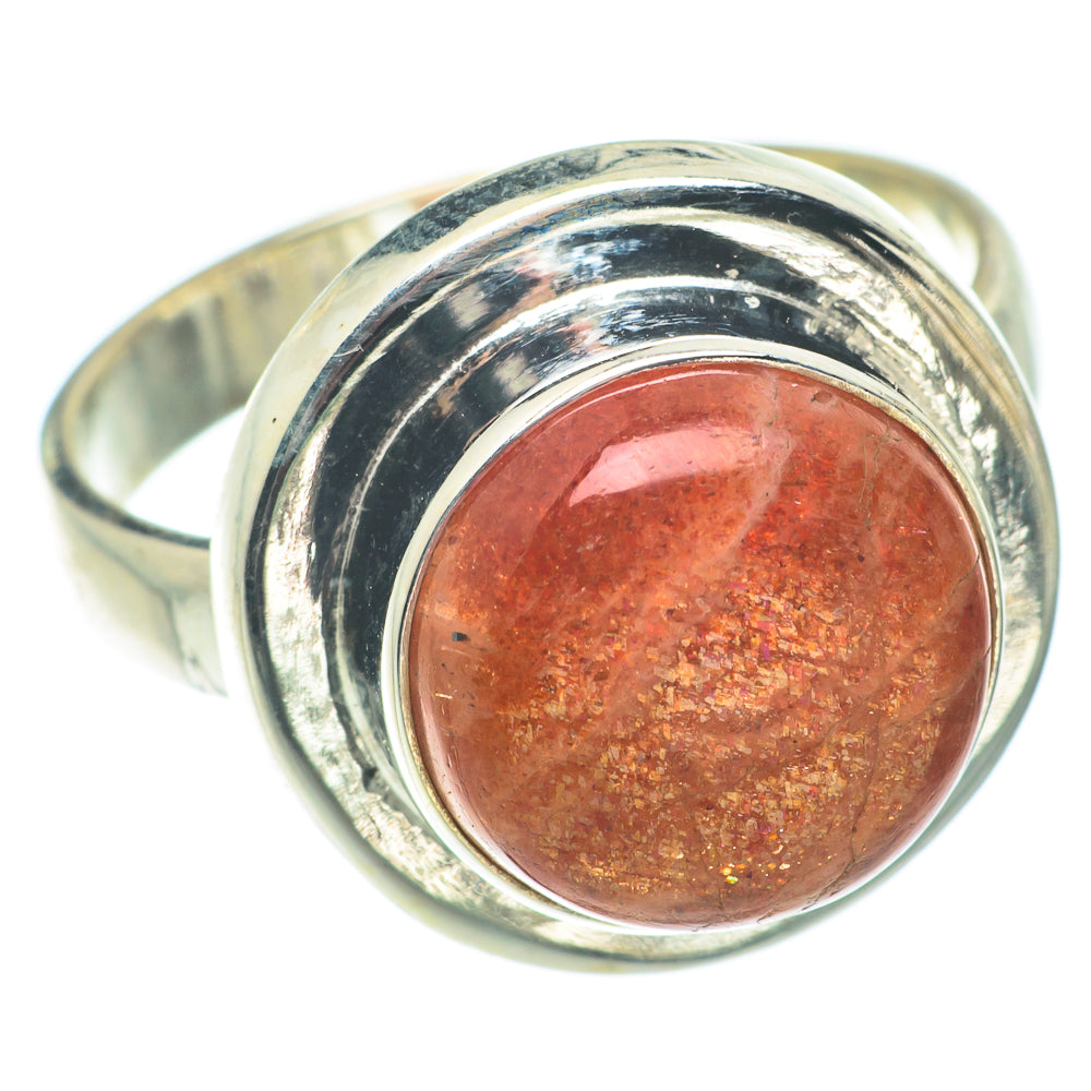 Sunstone Rings handcrafted by Ana Silver Co - RING65117