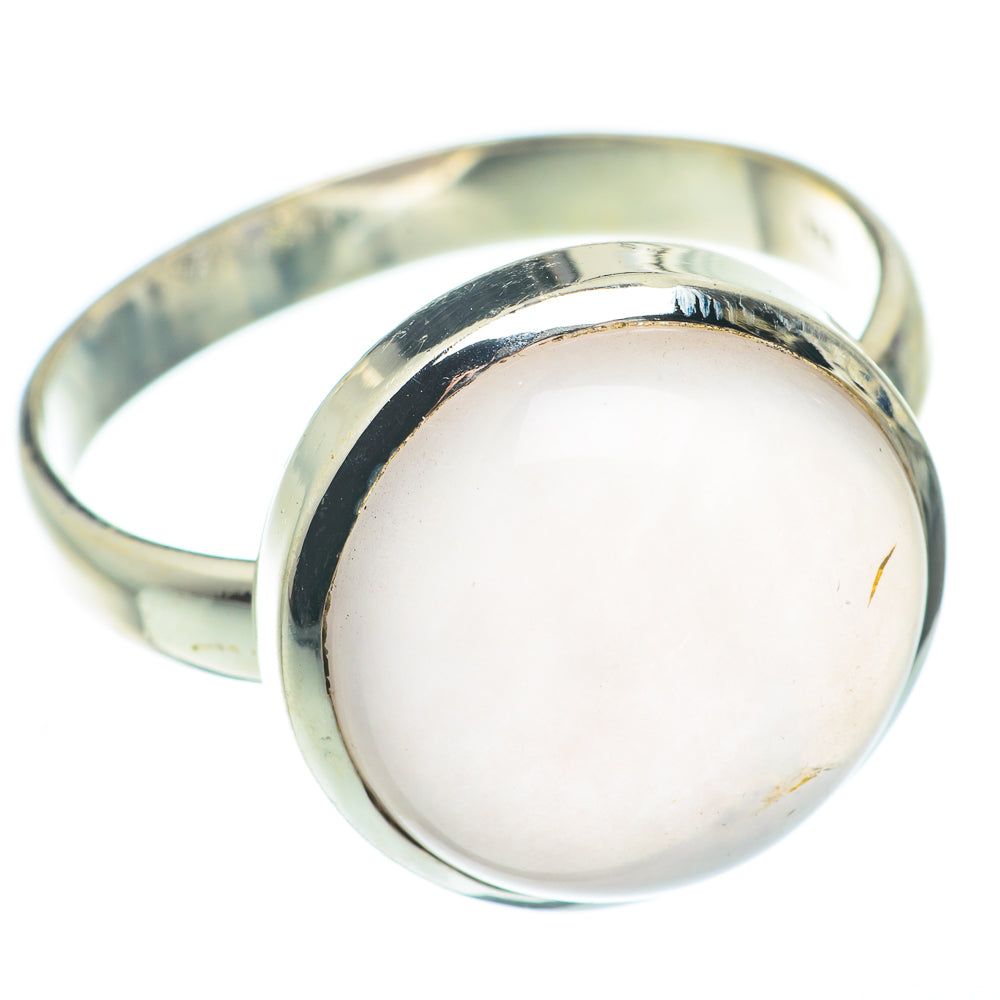 Rose Quartz Rings handcrafted by Ana Silver Co - RING65119