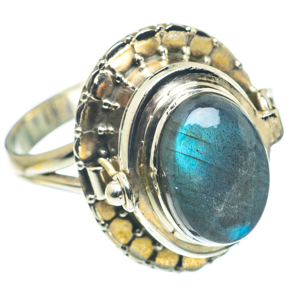Labradorite Rings handcrafted by Ana Silver Co - RING65123
