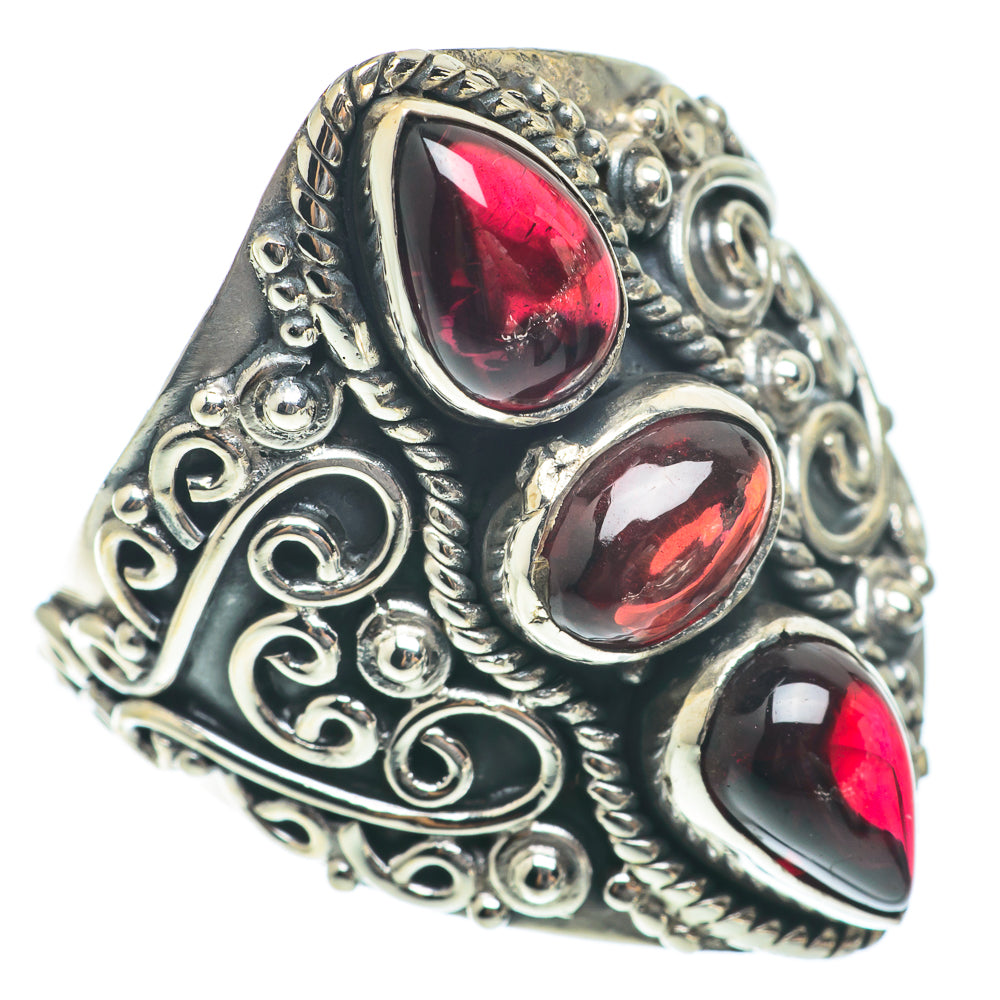 Garnet Rings handcrafted by Ana Silver Co - RING65163