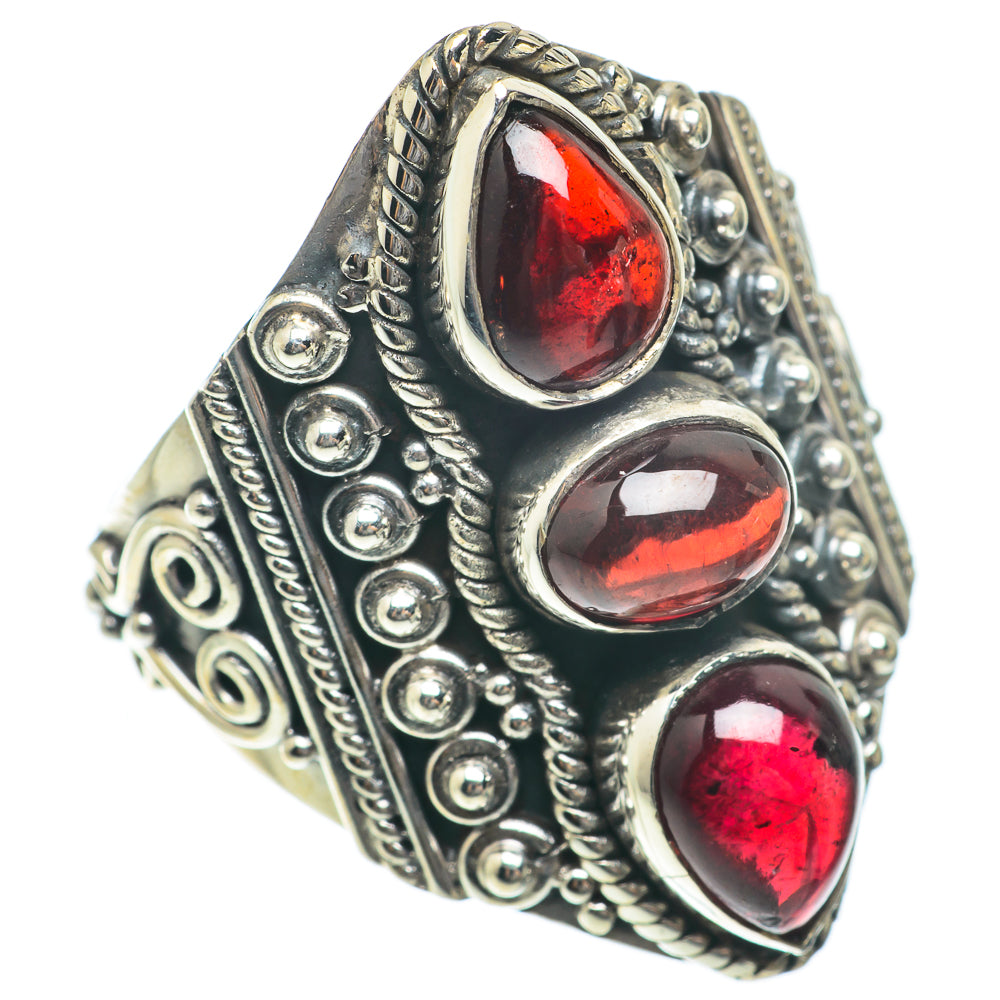 Garnet Rings handcrafted by Ana Silver Co - RING65221