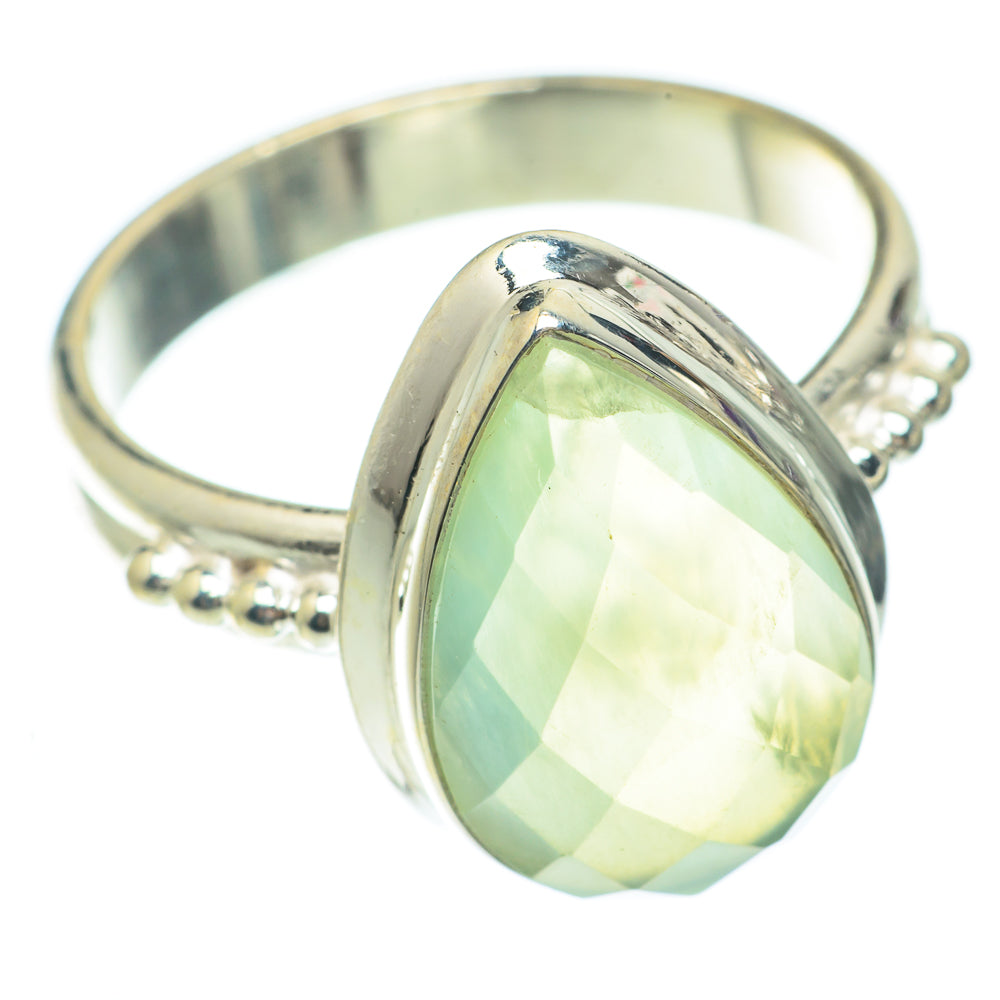 Prehnite Rings handcrafted by Ana Silver Co - RING65288