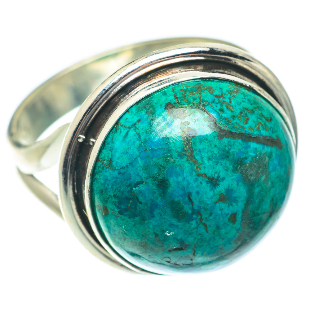 Chrysocolla Rings handcrafted by Ana Silver Co - RING65325