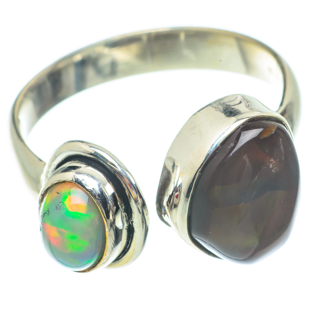 Mexican Fire Agate Rings handcrafted by Ana Silver Co - RING65429