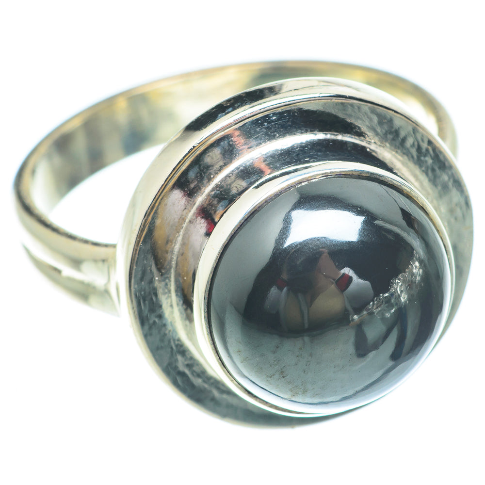 Hematite Rings handcrafted by Ana Silver Co - RING65432