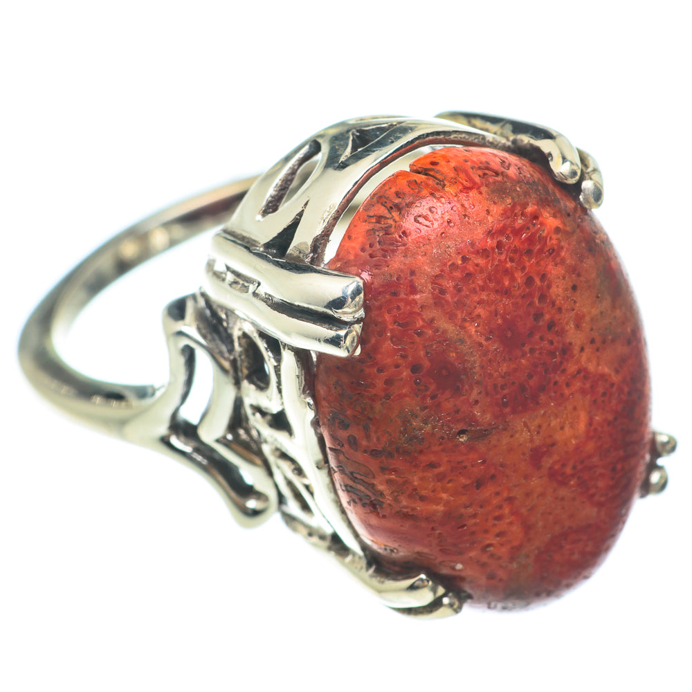 Sponge Coral Rings handcrafted by Ana Silver Co - RING65443