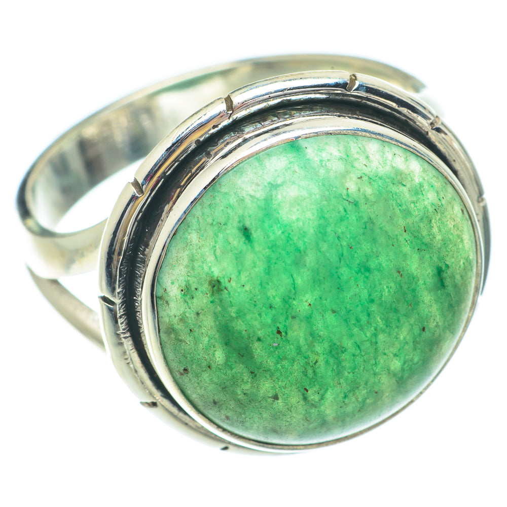 Green Aventurine Rings handcrafted by Ana Silver Co - RING65464