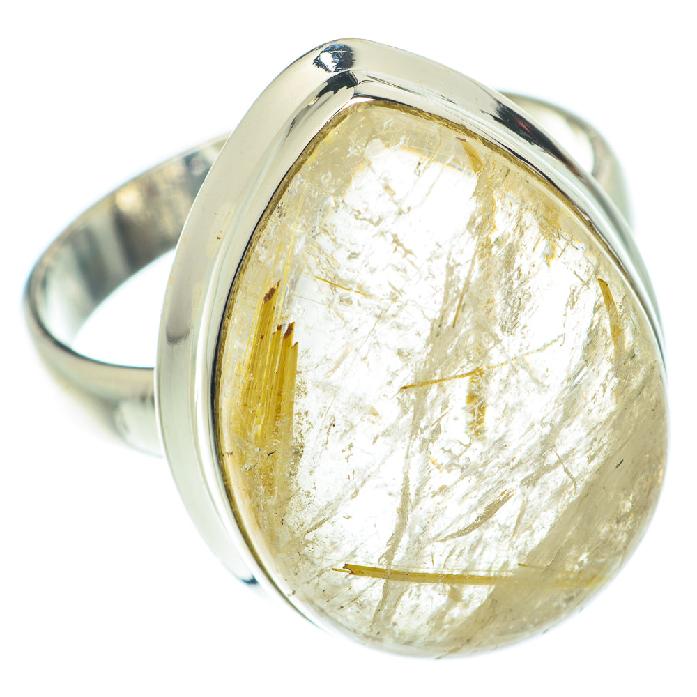 Rutilated Quartz Rings handcrafted by Ana Silver Co - RING65500