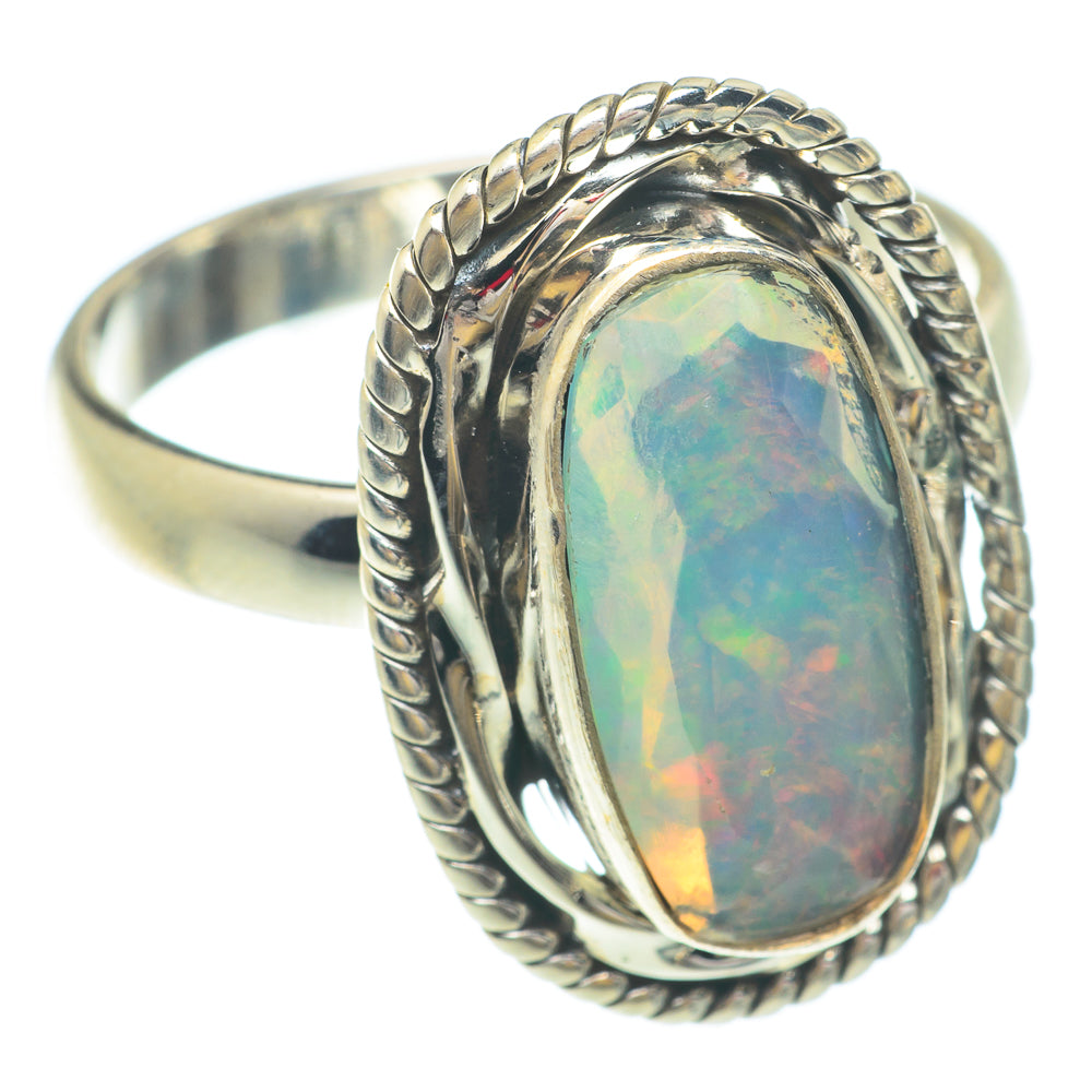 Ethiopian Opal Rings handcrafted by Ana Silver Co - RING65508