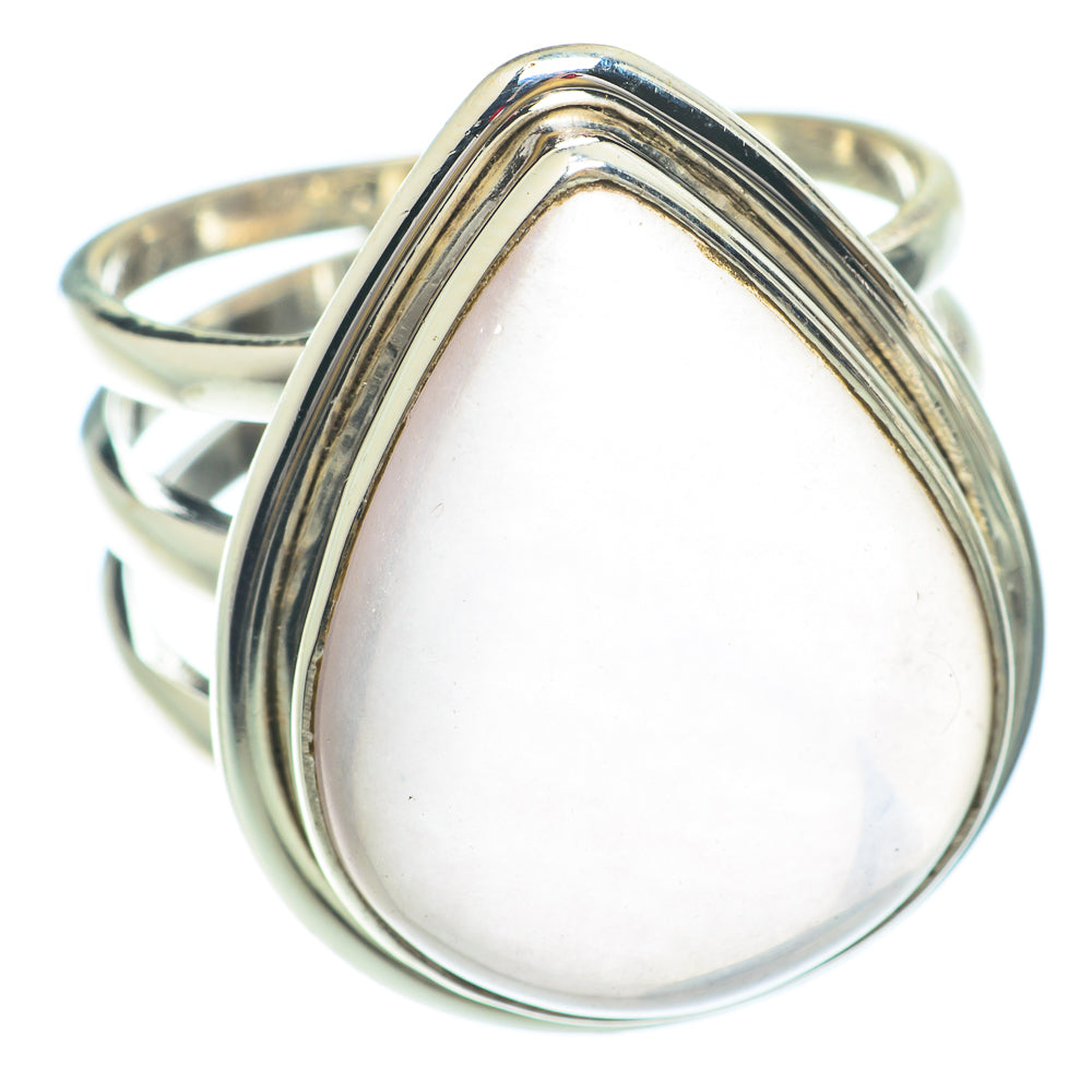 Rose Quartz Rings handcrafted by Ana Silver Co - RING65540