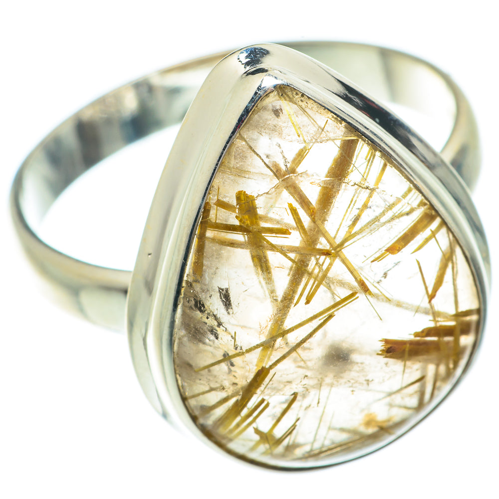 Rutilated Quartz Rings handcrafted by Ana Silver Co - RING65586