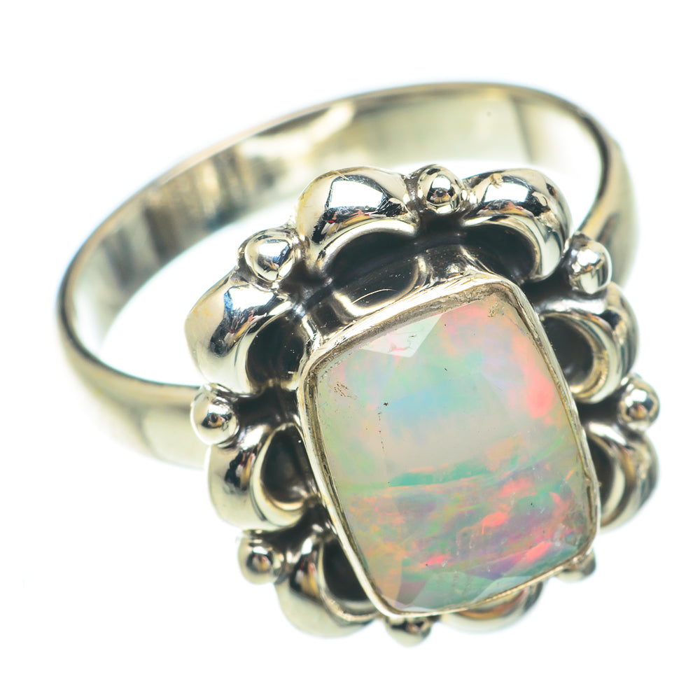 Ethiopian Opal Rings handcrafted by Ana Silver Co - RING65590