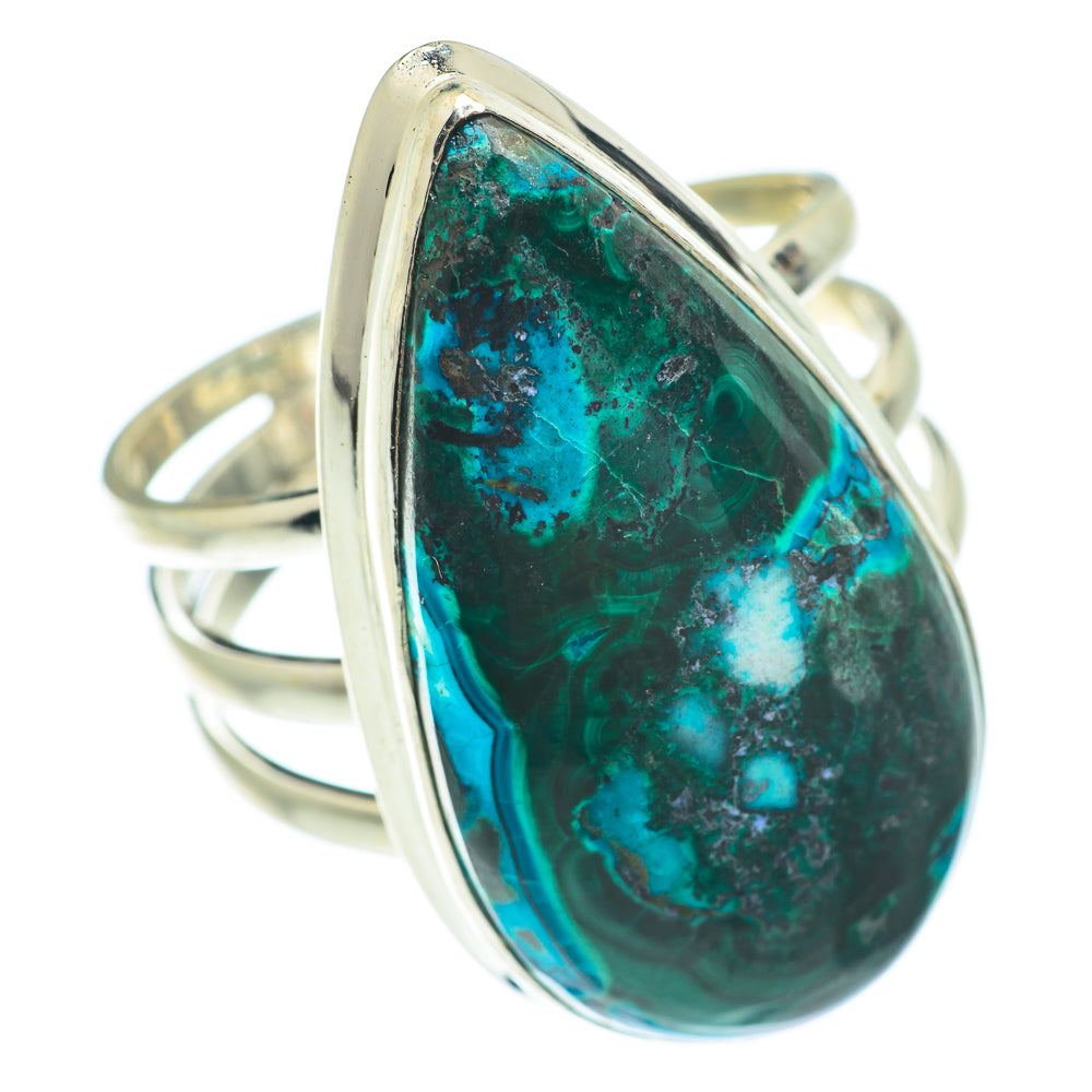 Chrysocolla Rings handcrafted by Ana Silver Co - RING65630