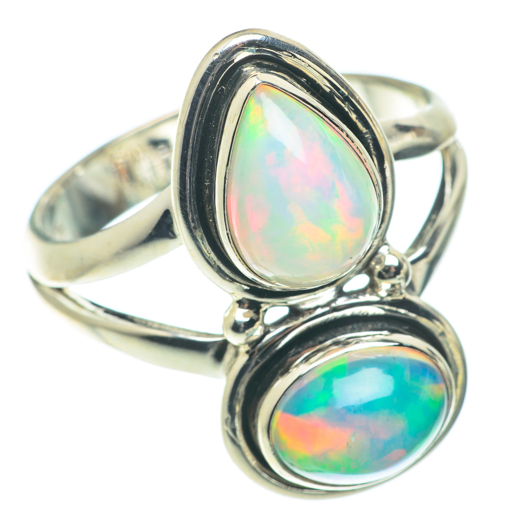 Ethiopian Opal Rings handcrafted by Ana Silver Co - RING65730
