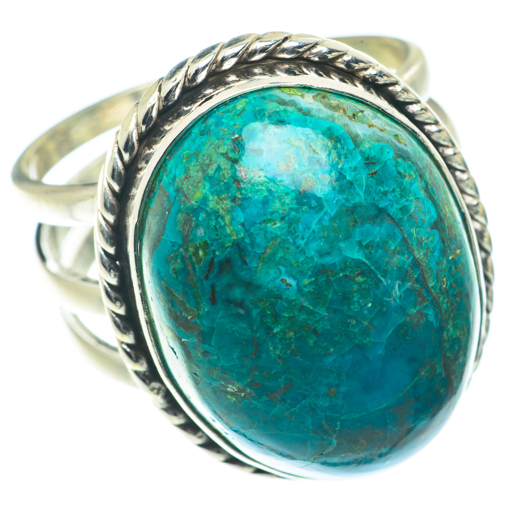 Chrysocolla Rings handcrafted by Ana Silver Co - RING65763