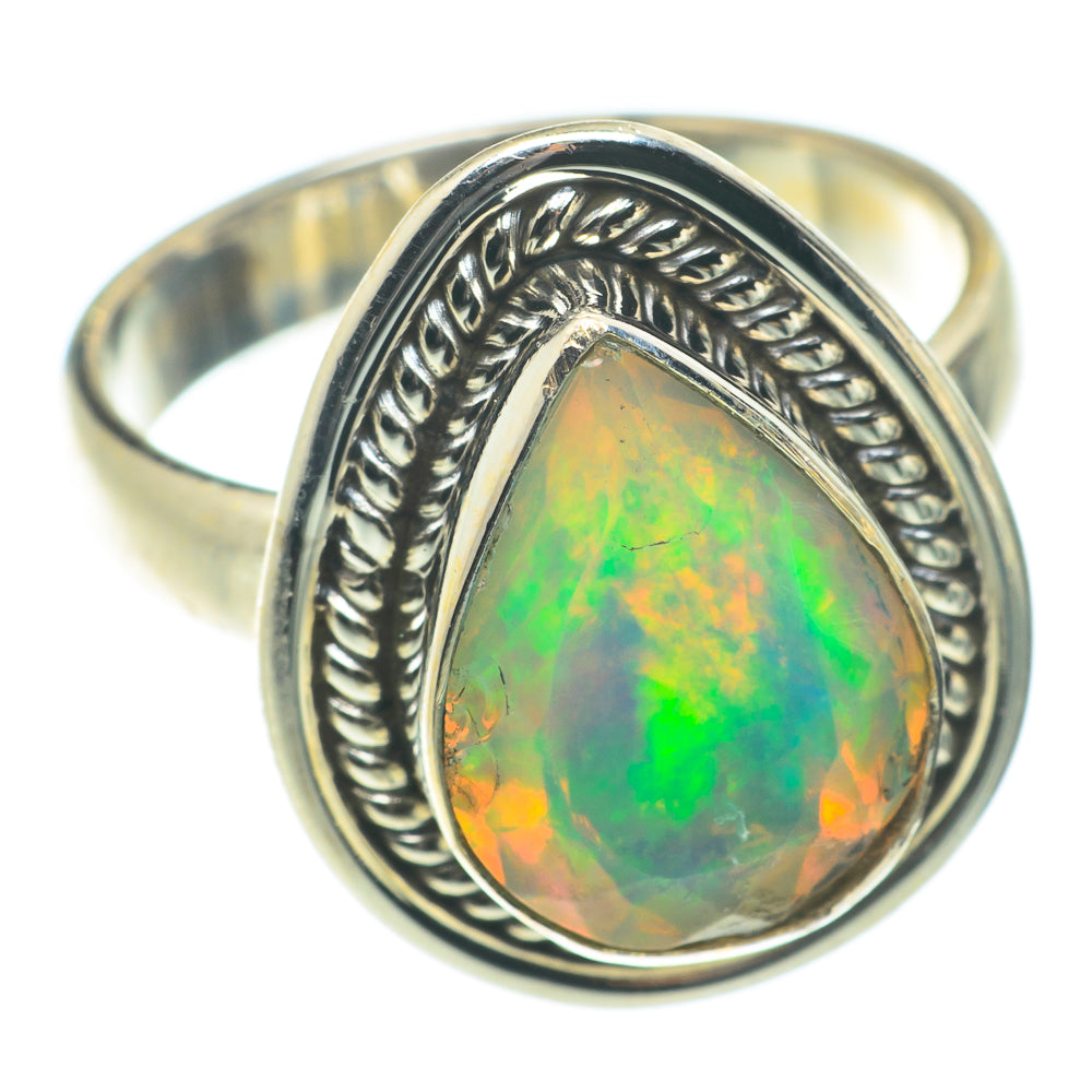Ethiopian Opal Rings handcrafted by Ana Silver Co - RING65784