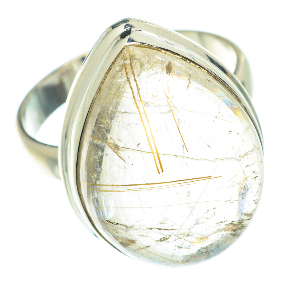 Rutilated Quartz Rings handcrafted by Ana Silver Co - RING65803