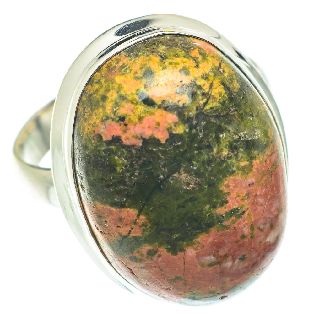 Unakite Rings handcrafted by Ana Silver Co - RING65818