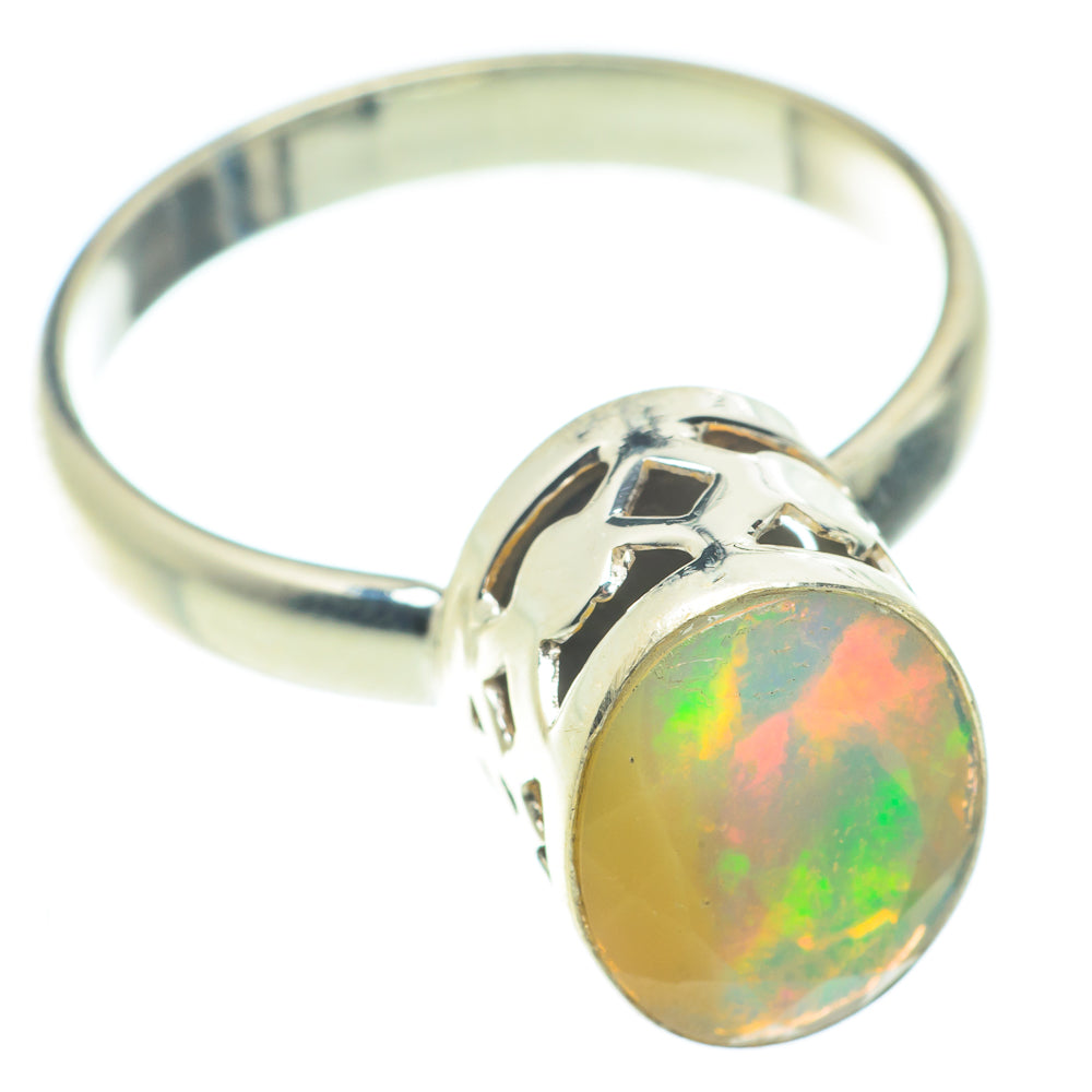 Ethiopian Opal Rings handcrafted by Ana Silver Co - RING65850