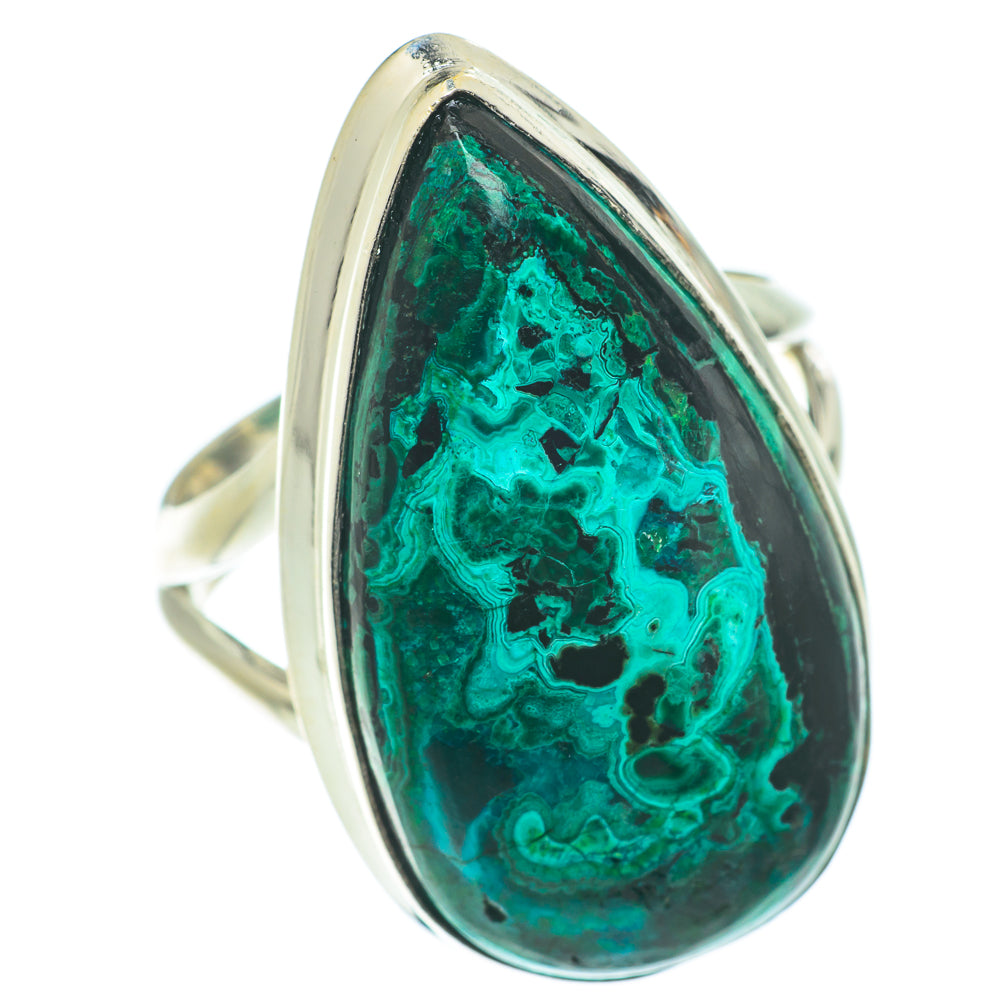 Chrysocolla Rings handcrafted by Ana Silver Co - RING65858