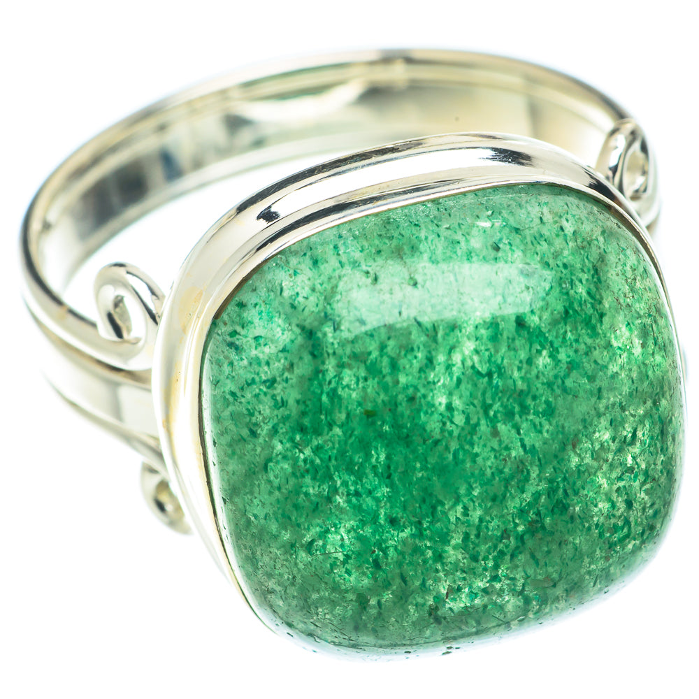 Green Aventurine Rings handcrafted by Ana Silver Co - RING65958