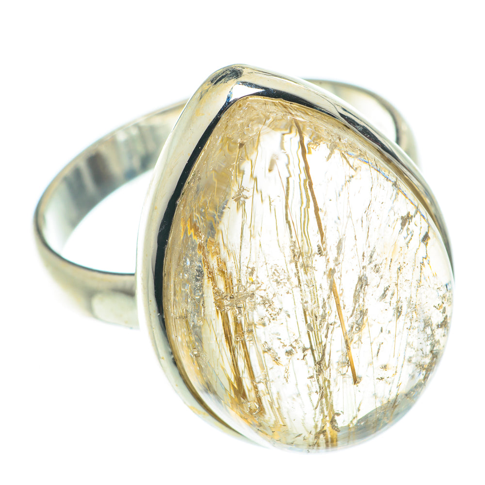 Rutilated Quartz Rings handcrafted by Ana Silver Co - RING66054