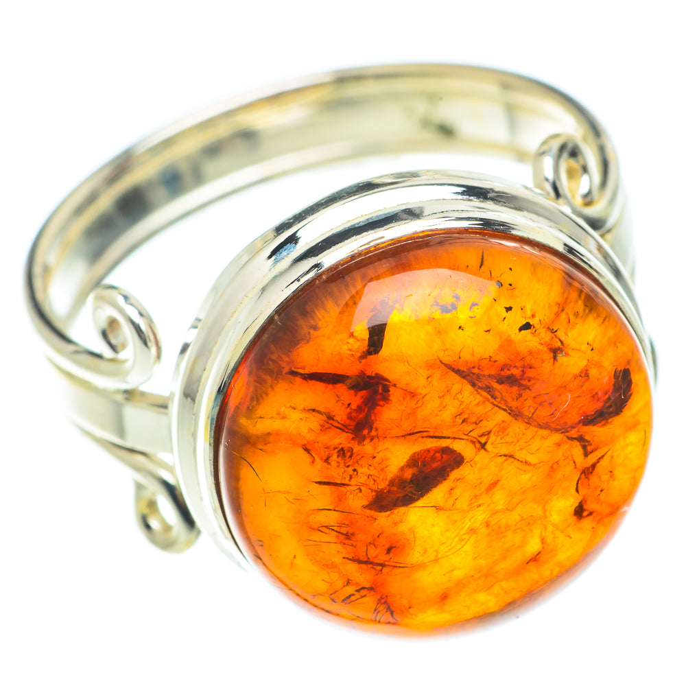 Baltic Amber Rings handcrafted by Ana Silver Co - RING66103