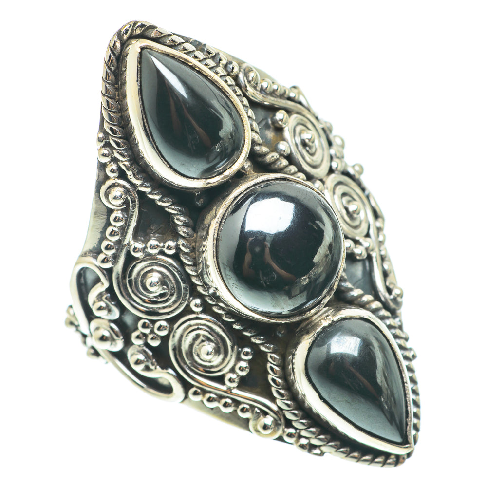 Hematite Rings handcrafted by Ana Silver Co - RING66138