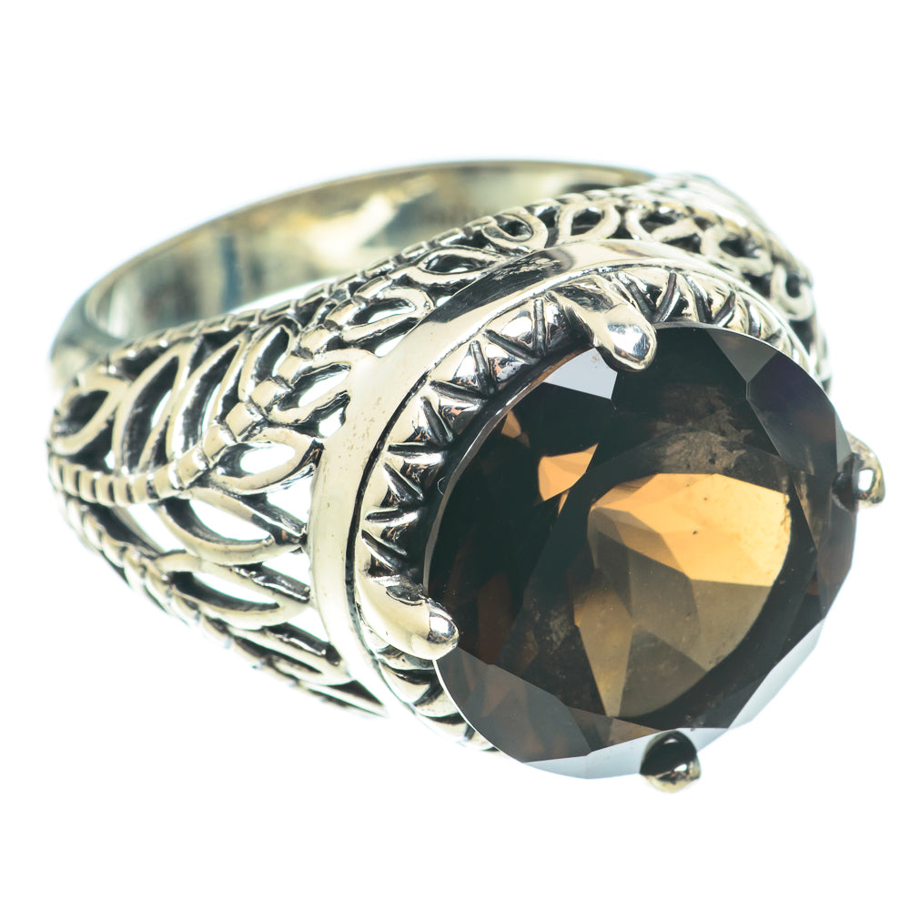 Smoky Quartz Rings handcrafted by Ana Silver Co - RING66175