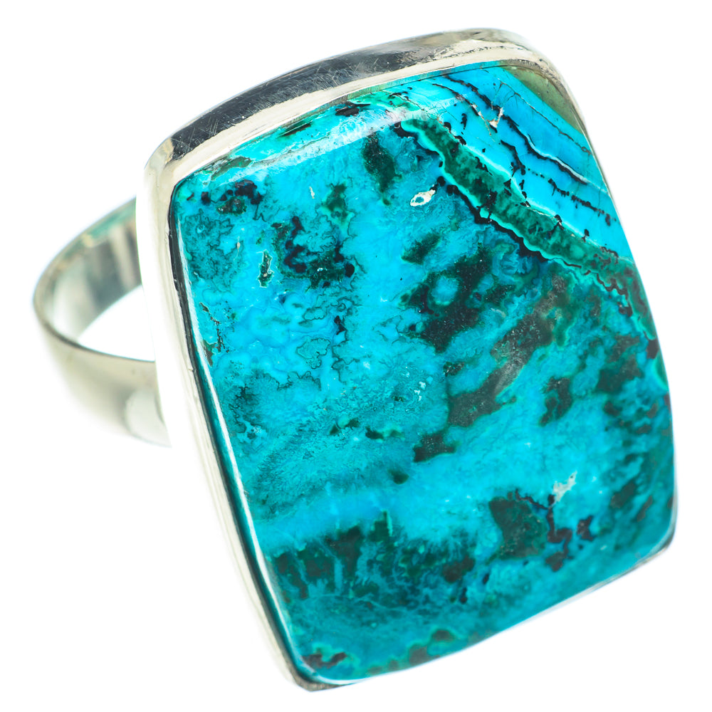 Chrysocolla Rings handcrafted by Ana Silver Co - RING66180
