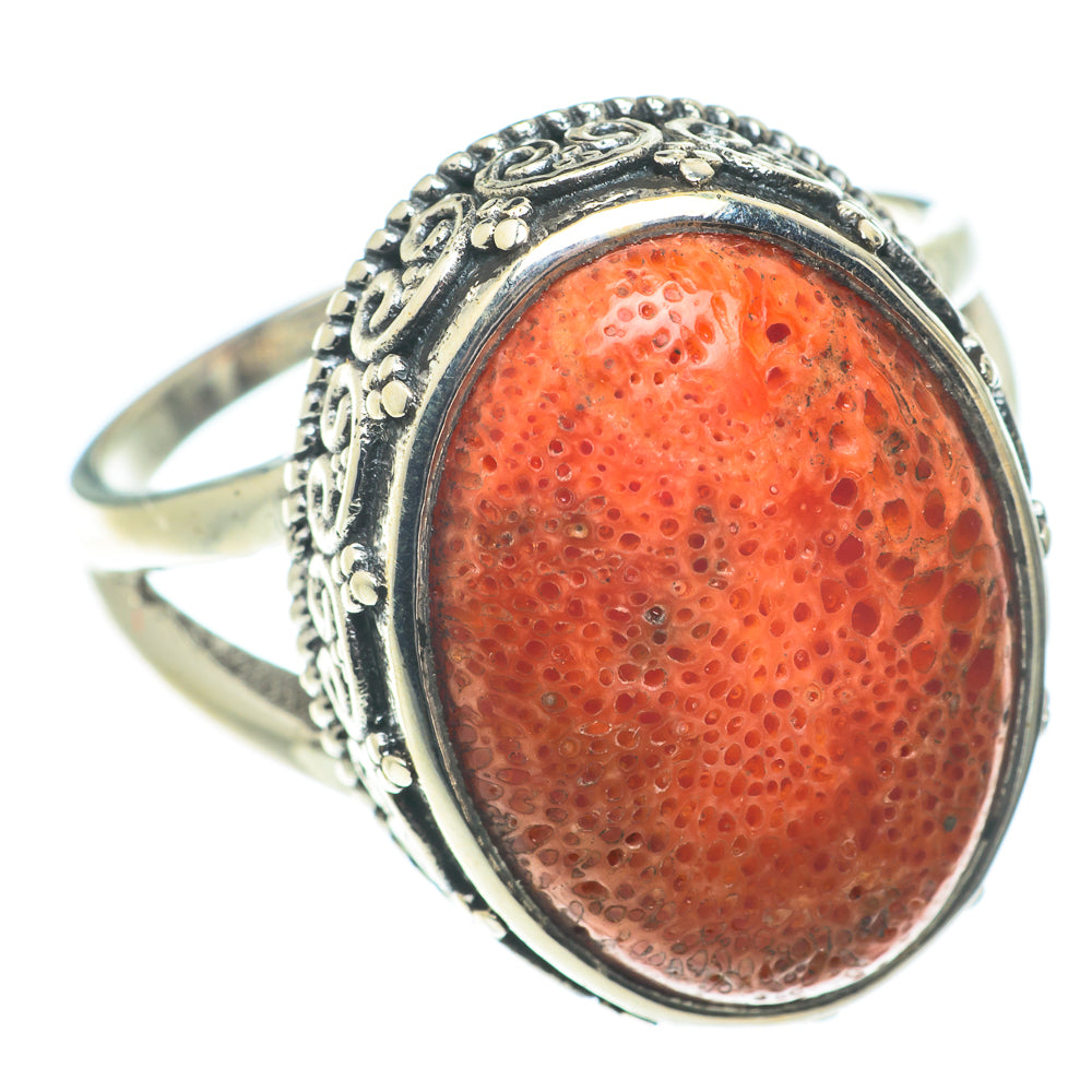 Sponge Coral Rings handcrafted by Ana Silver Co - RING66189