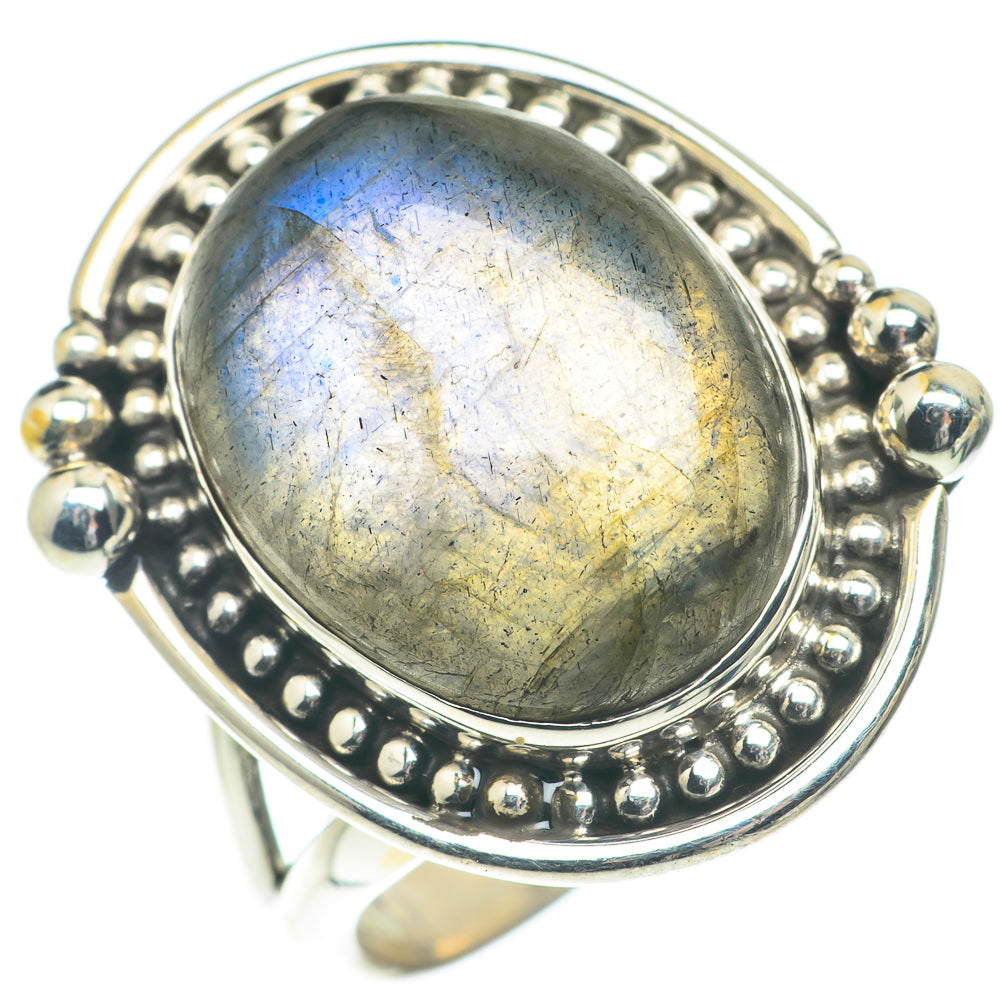 Labradorite Rings handcrafted by Ana Silver Co - RING66212