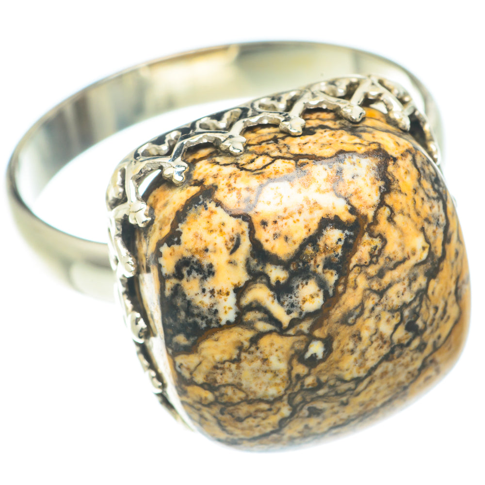 Picture Jasper Rings handcrafted by Ana Silver Co - RING66252