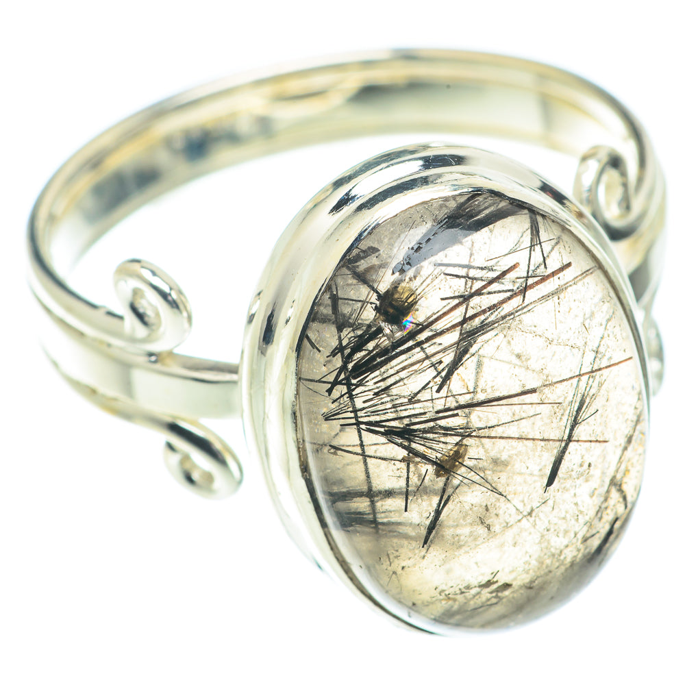 Tourmalinated Quartz Rings handcrafted by Ana Silver Co - RING66334