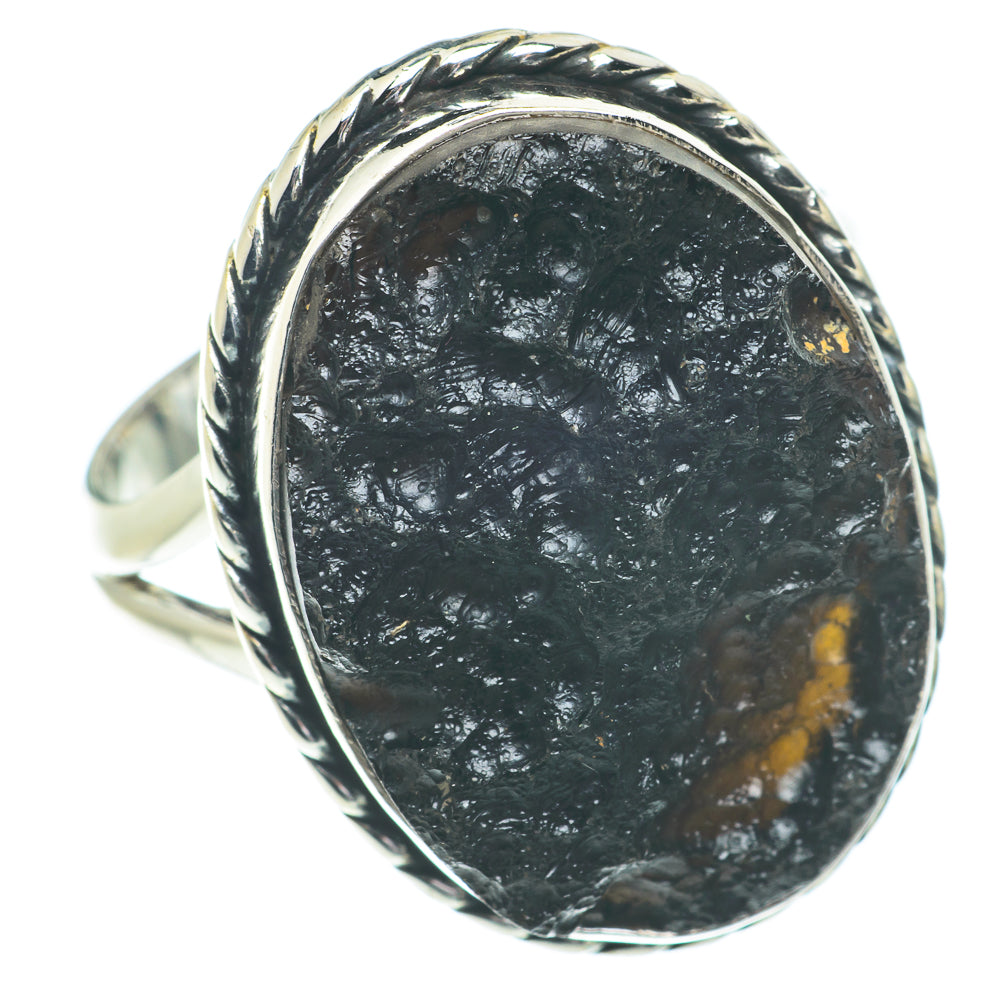 Tektite Rings handcrafted by Ana Silver Co - RING66366 - Photo 2
