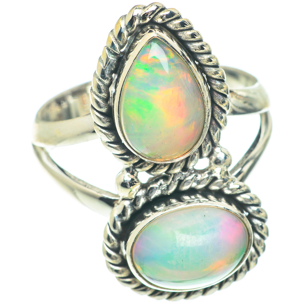 Ethiopian Opal Rings handcrafted by Ana Silver Co - RING66368