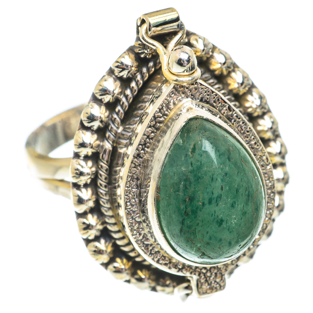 Green Aventurine Rings handcrafted by Ana Silver Co - RING66412