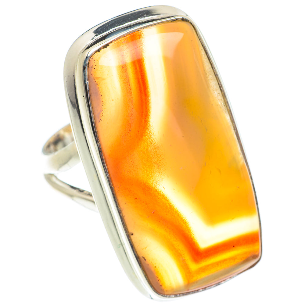 Botswana Agate Rings handcrafted by Ana Silver Co - RING66417