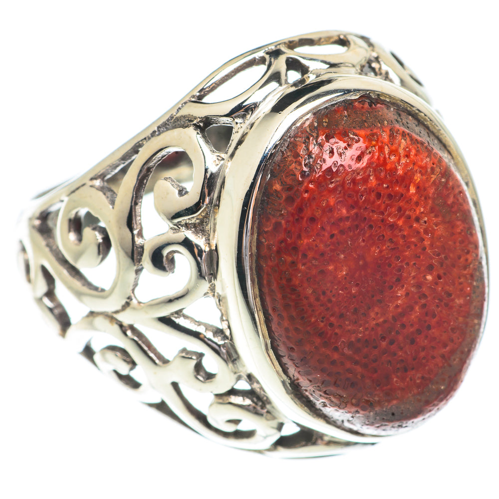Sponge Coral Rings handcrafted by Ana Silver Co - RING66419