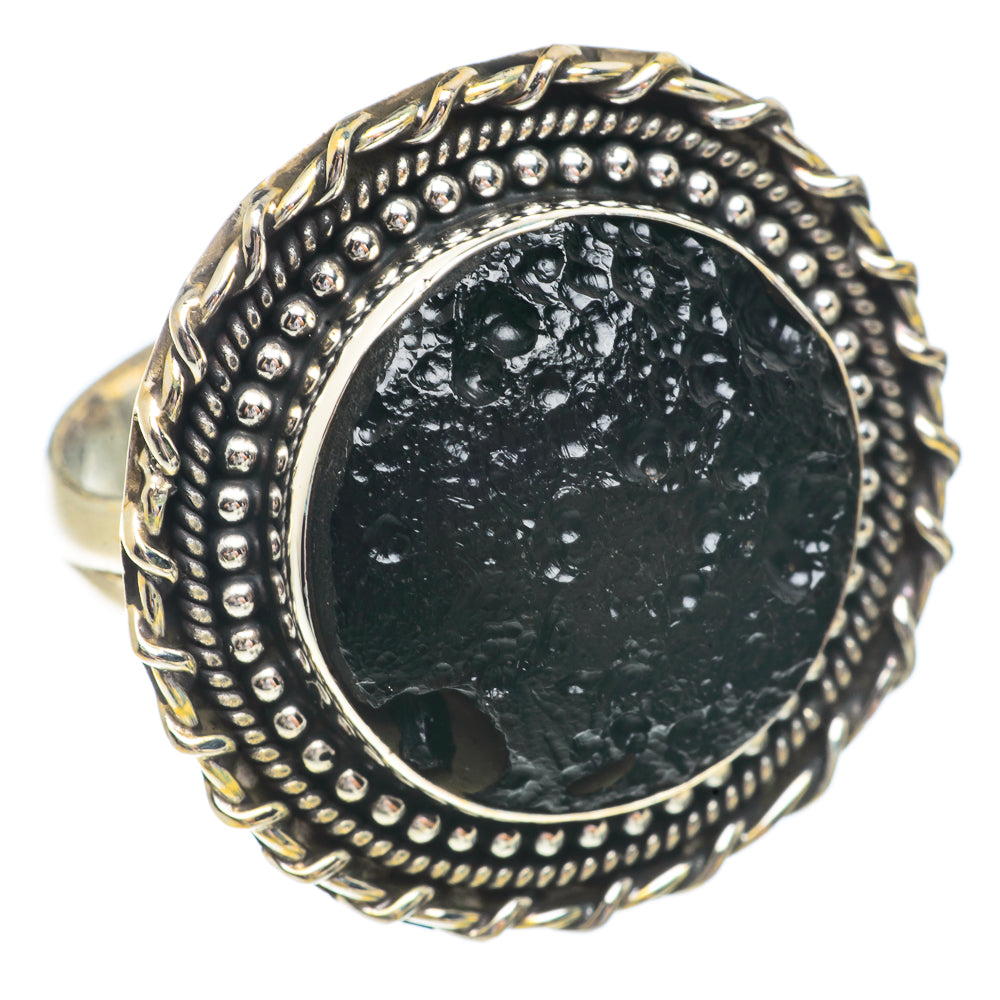 Tektite Rings handcrafted by Ana Silver Co - RING66426